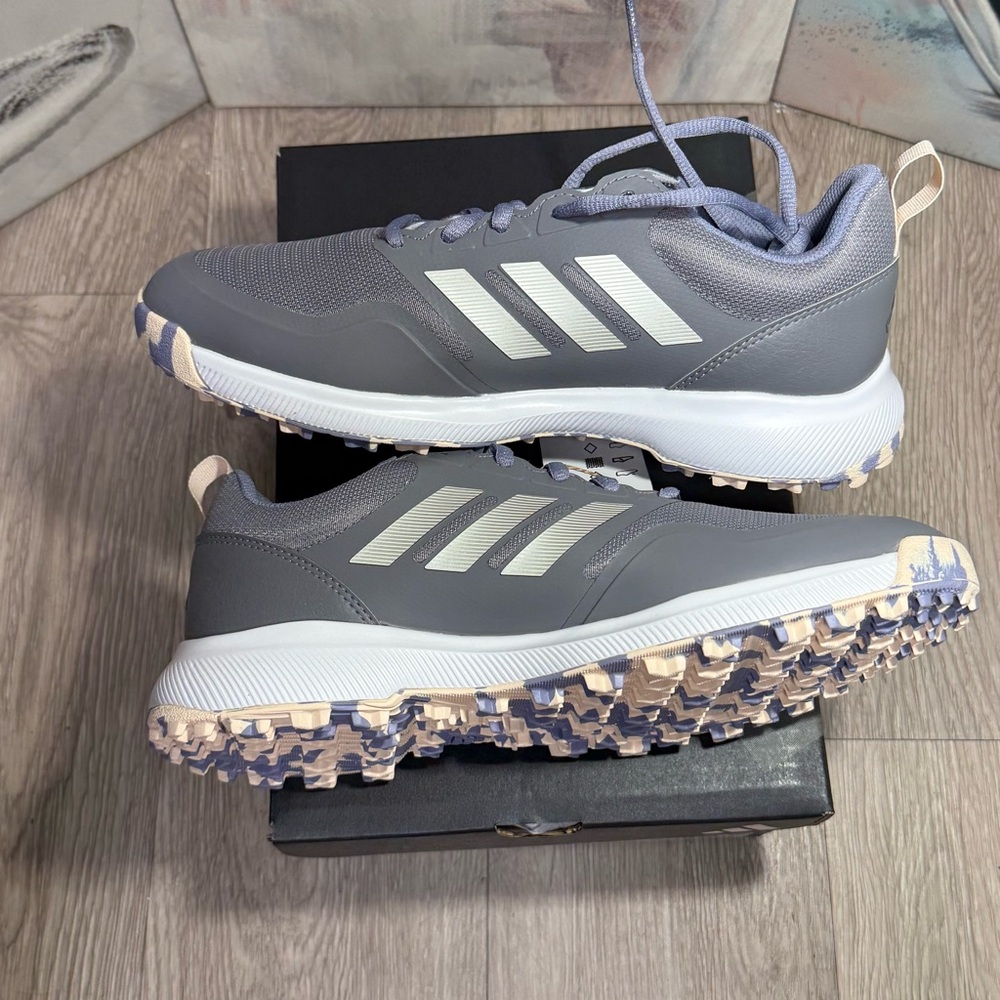Adidas Tech Response SL 3.0 Women’s Golf Shoes Grey Silver Violet New Size 7-9.5 - Picture 10 of 11